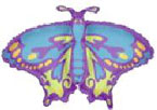 Pastel Butterfly Shape 38 inch